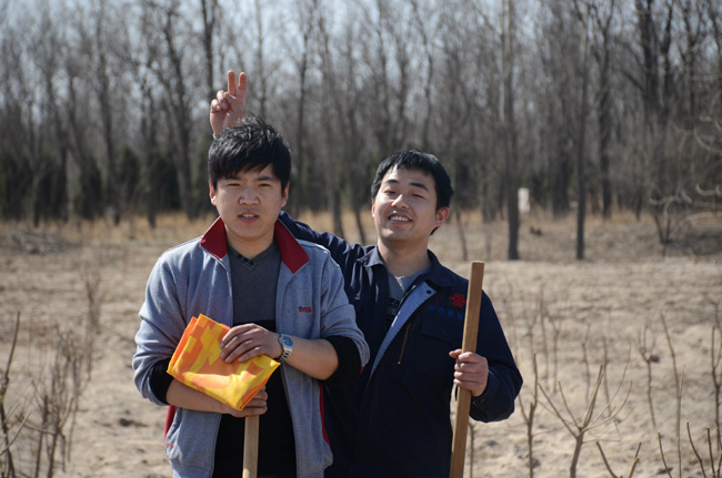 2015年河北慧日组织义务植树活动